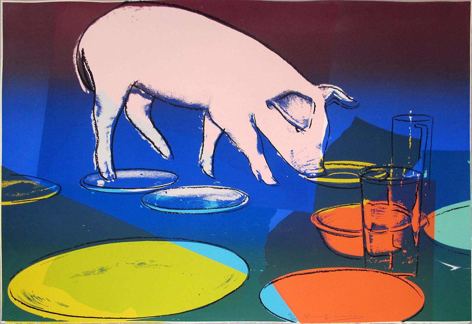 Andy Warhol, Fiesta Pig [II.184] (1979)