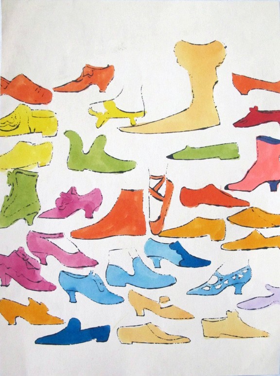 Andy Warhol, A la Recherche du Shoe Perdu (1955)