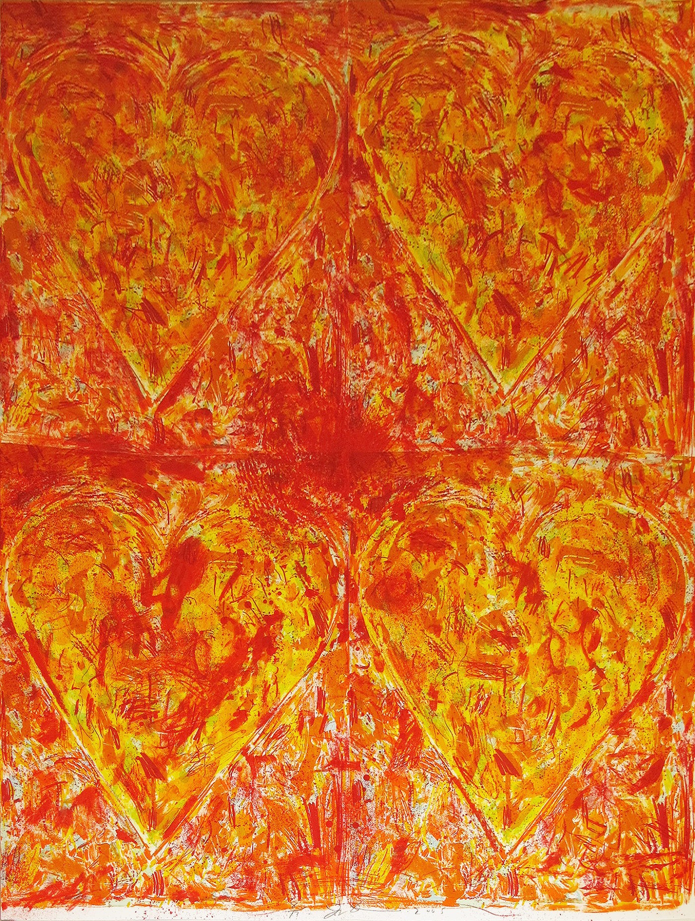 Jim Dine, The Red Patch (2005)