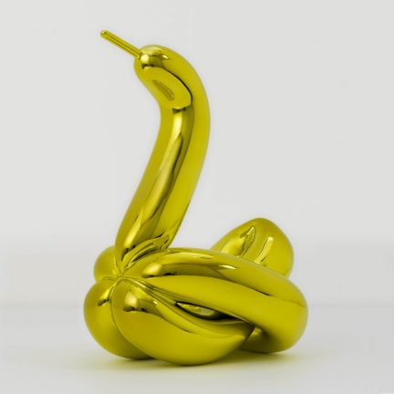 Jeff Koons, Yellow Balloon Swan (2017)