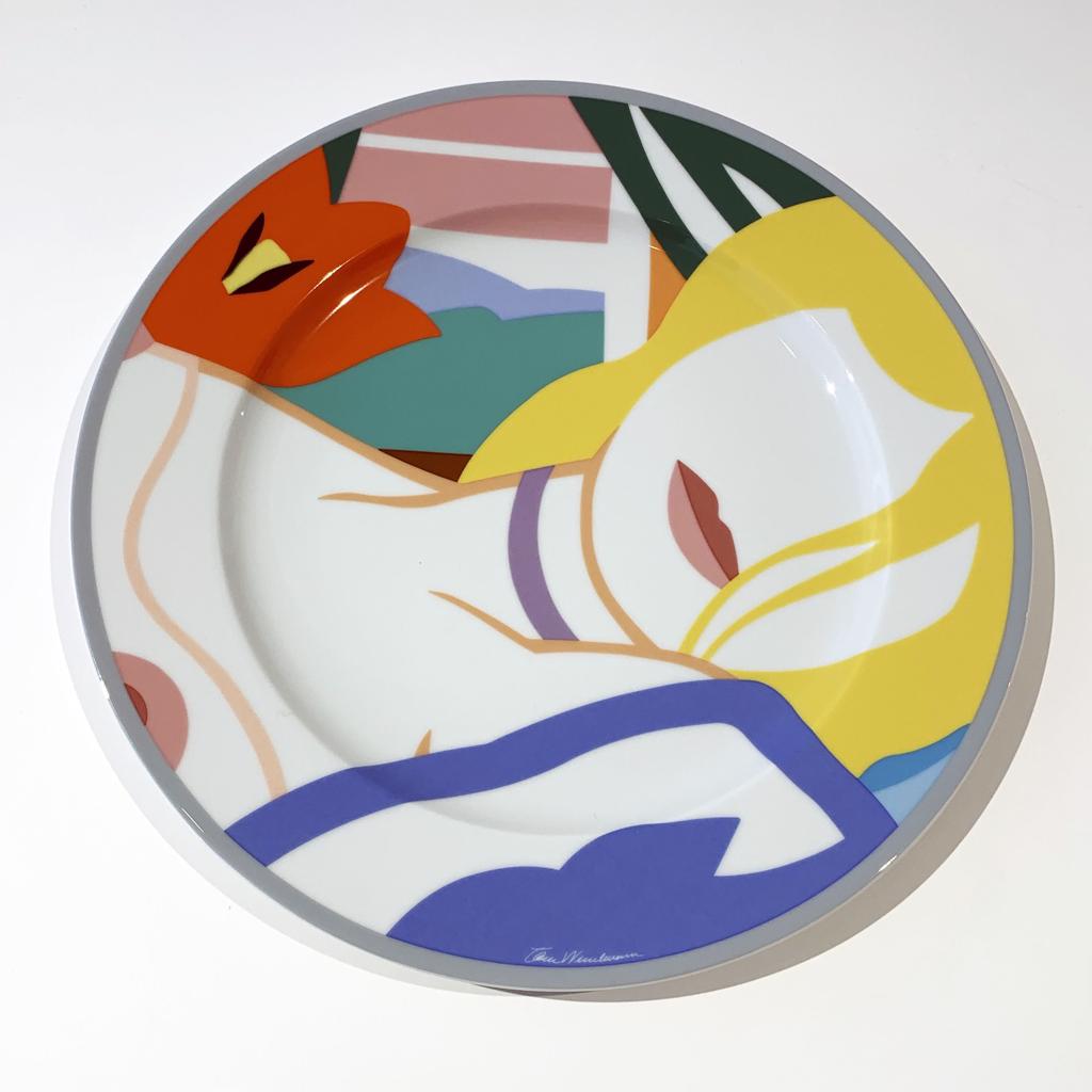 Tom Wesselmann, Rosenthal Künstler-Platzteller: Blonde Vivienne (1990)