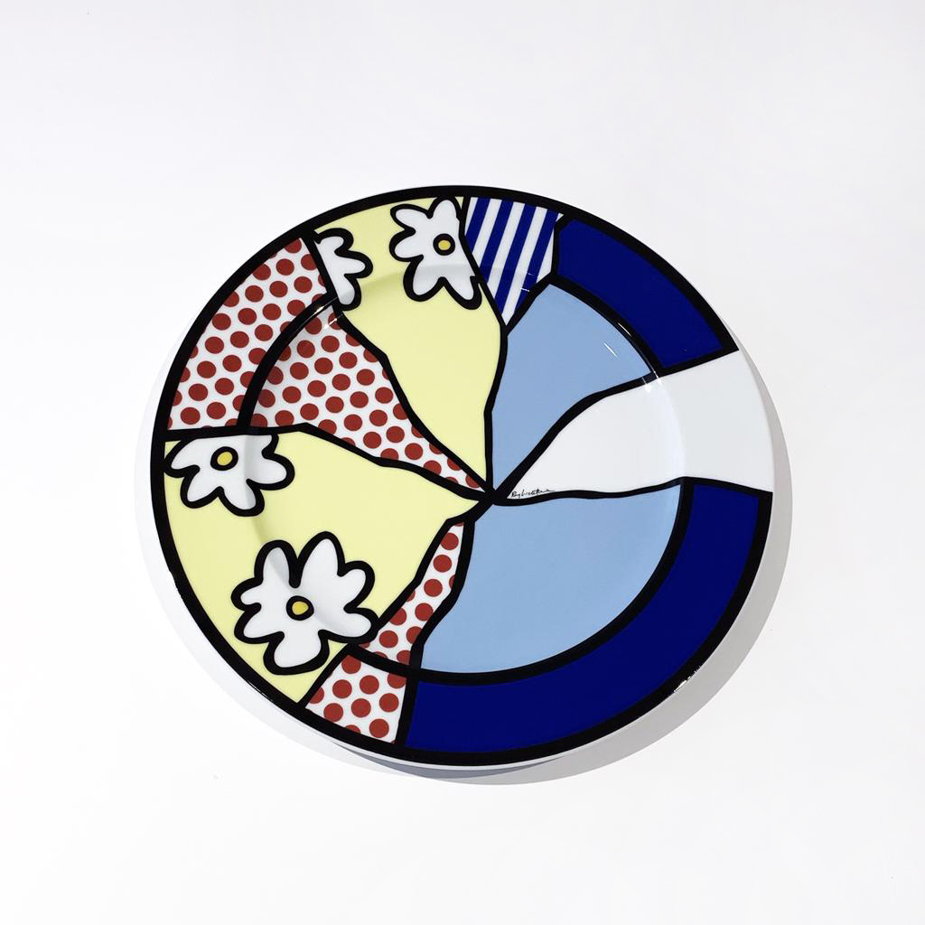 Roy Lichtenstein, Untitled Plate (Waterlily) (1990)