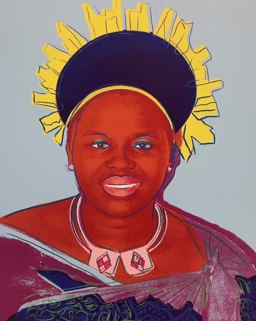 Andy Warhol, Reigning Queens: Queen Ntombi Twala of Swaziland (1985)