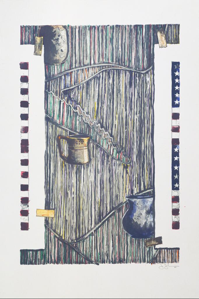 Jasper Johns, Ventriloquist (1985)