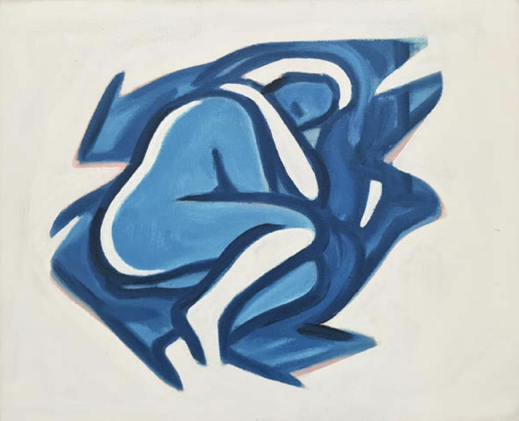 Tom Wesselmann, Study For Blue Nude (2000)