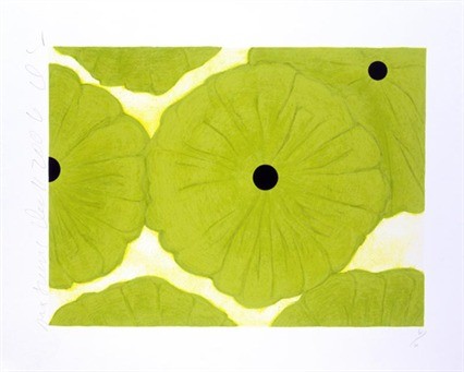 Donald Sultan, Six Greens (2006)